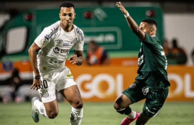 Goiás perde para o Santos com gol no fim e se complica no Brasileirão