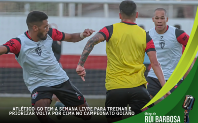 Atlético-GO tem a semana livre para treinar e priorizar volta por cima no Campeonato Goiano