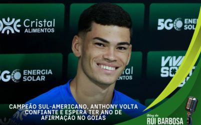 Campeão sul-americano, Anthony volta confiante e espera ter ano de afirmação no Goiás