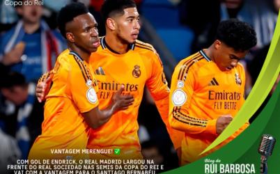 VANTAGEM MERENGUE! REAL MADRID DERROTA A REAL SOCIEDAD COM GOL DE ENDRICK