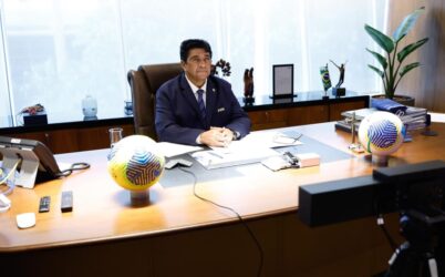 Contratação de Carlo Ancelotti dá fôlego a um pressionado Ednaldo Rodrigues