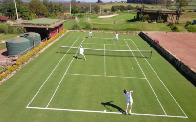 Fornecedora da grama do Maracanã cria quadra inspirada em Wimbledon