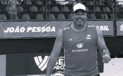 Morre o primeiro medalhista Mundial de vôlei de praia do Brasil, aos 56 anos