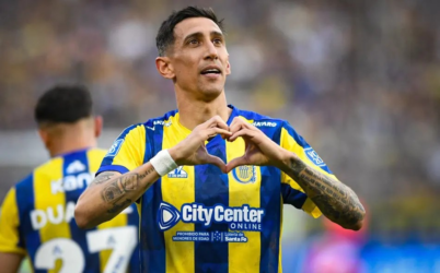 Gol olímpico de Di María garante empate do Rosario com o Boca