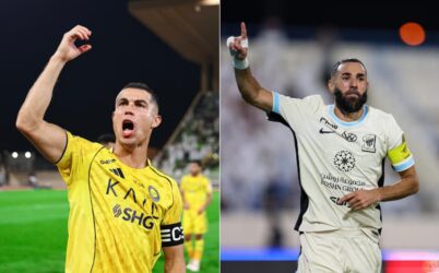 Copa do Rei Saudita coloca Cristiano Ronaldo e Benzema frente a frente