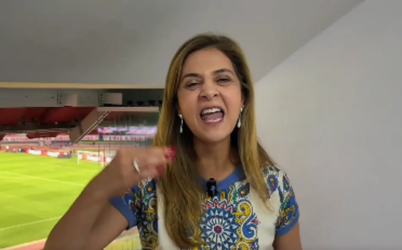 Leila Pereira ironiza críticas de Bap e dispara: ‘Pode ficar tranquilo’