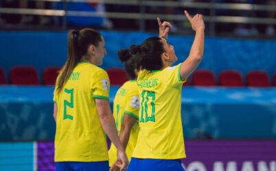 Brasil atropela Panamá na Copa do Mundo de Futsal feminino