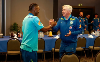 Seleção: Ancelotti manda recado a Vini Jr sobre briga com técnico do Real Madrid