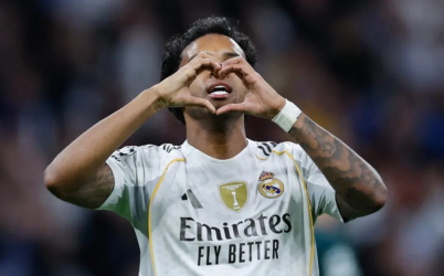 Com gol na Champions, Rodrygo quebra o pior jejum da história do Real Madrid; veja número