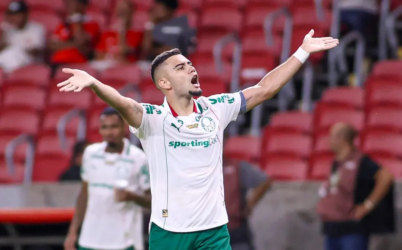 Andreas rebate polêmica no clássico entre Palmeiras e Corinthians: ‘Limpando a chuteira’