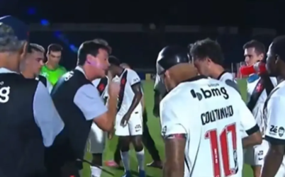 Diniz explica bronca nos jogadores em Mirassol x Vasco: ‘Esse foi o meu erro’