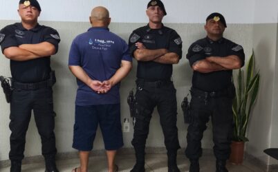 Após denúncia de adolescente, ROMU apreende arma de fogo e conduz pai à Central de Flagrantes em Aparecida