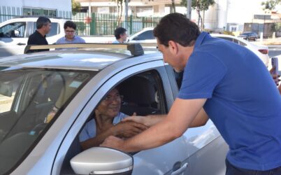 Primeiro drive-trhu de vacinação contra a gripe em Goiás segue até quinta-feira, 30, em Aparecida