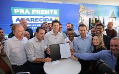 Prefeito Vilela e governador Daniel anunciam pacote de mais de R$ 300 milhões em obras para Aparecida de Goiânia