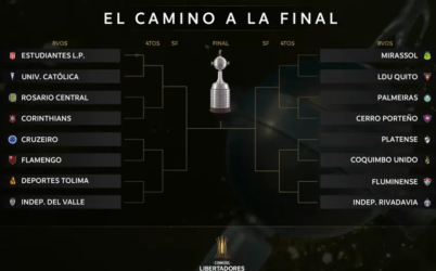 Conmebol sorteia confrontos das oitavas de final da Libertadores