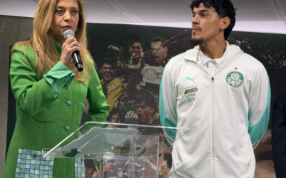 Maior vencedor da história do Palmeiras, Gómez recebe homenagem de Leila: ‘Minha casa’