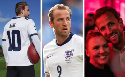 o futuro jogador da NFL e último romântico, Harry Kane