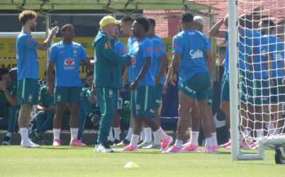 Com Neymar no grupo, Seleção realiza primeiro treino nos EUA