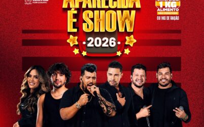 Com grandes atrações nacionais, Aparecida é Show 2026 será realizado entre os dias 6 e 9 de agosto