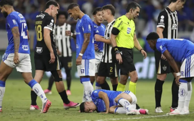 Cruzeiro: Bruno Rodrigues tem fratura no osso zigomático e na costela